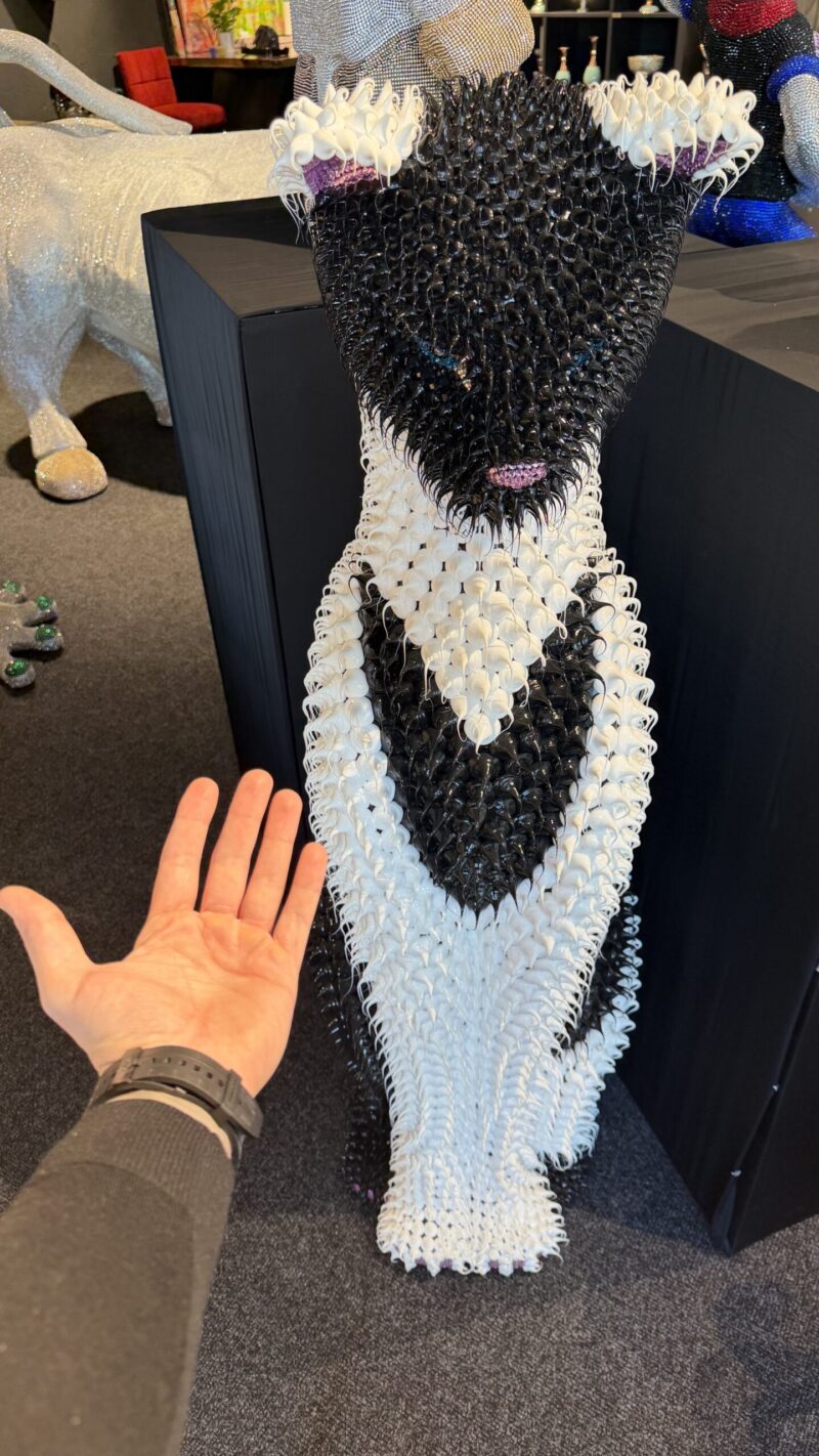 SKULPTUR Kristall Katzen 1/1 – Bild 4