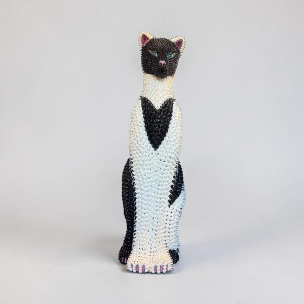 SKULPTUR Kristall Katzen 1/1